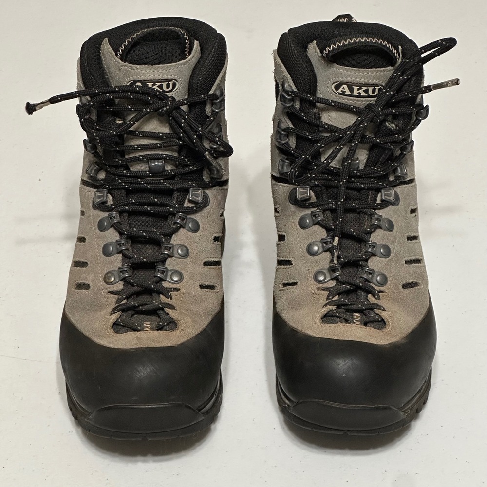 AKU Cresta WEG GTX Gore-Tex Hiking Boots Suede Technical Outdoor Gray Unisex 9.5
